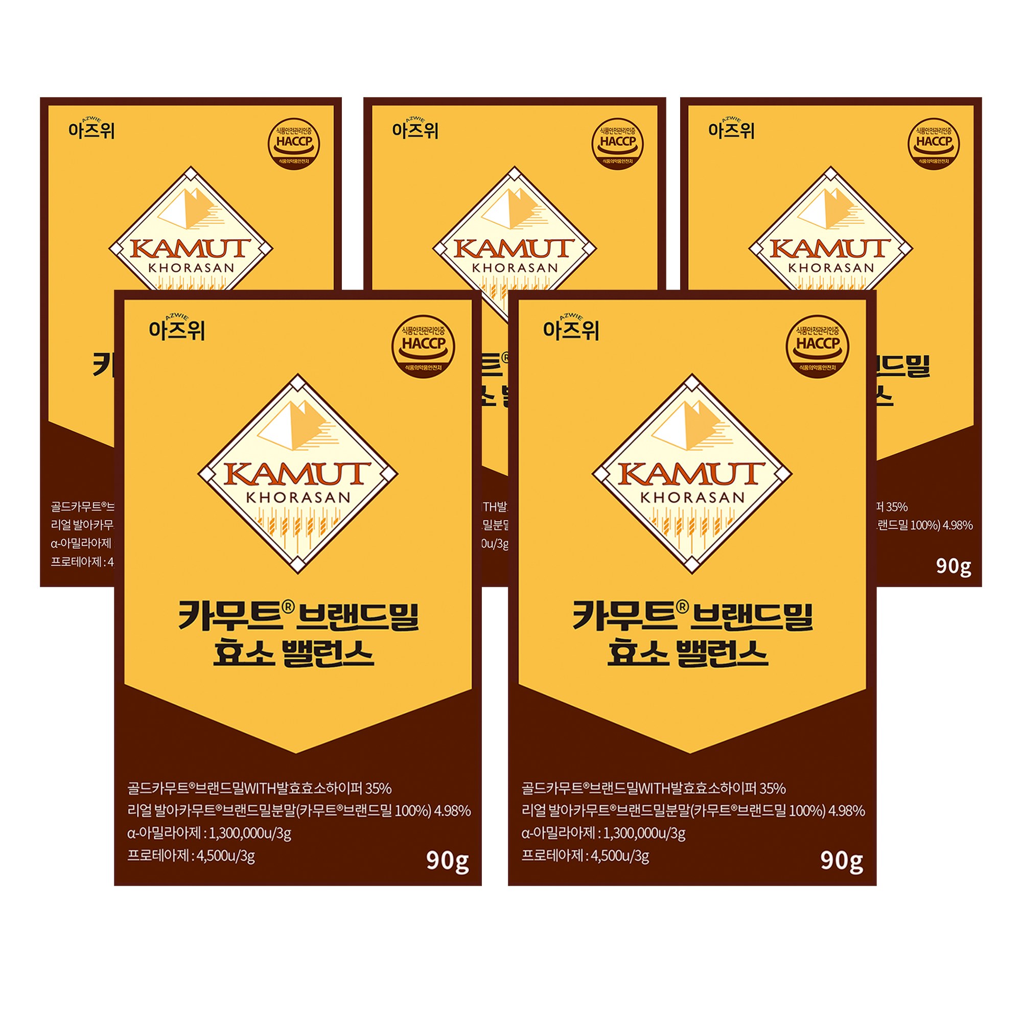 카무트 효소 식약청 HACCP 인증 캐나다 정품 30포, 5개, 90g 61,180원