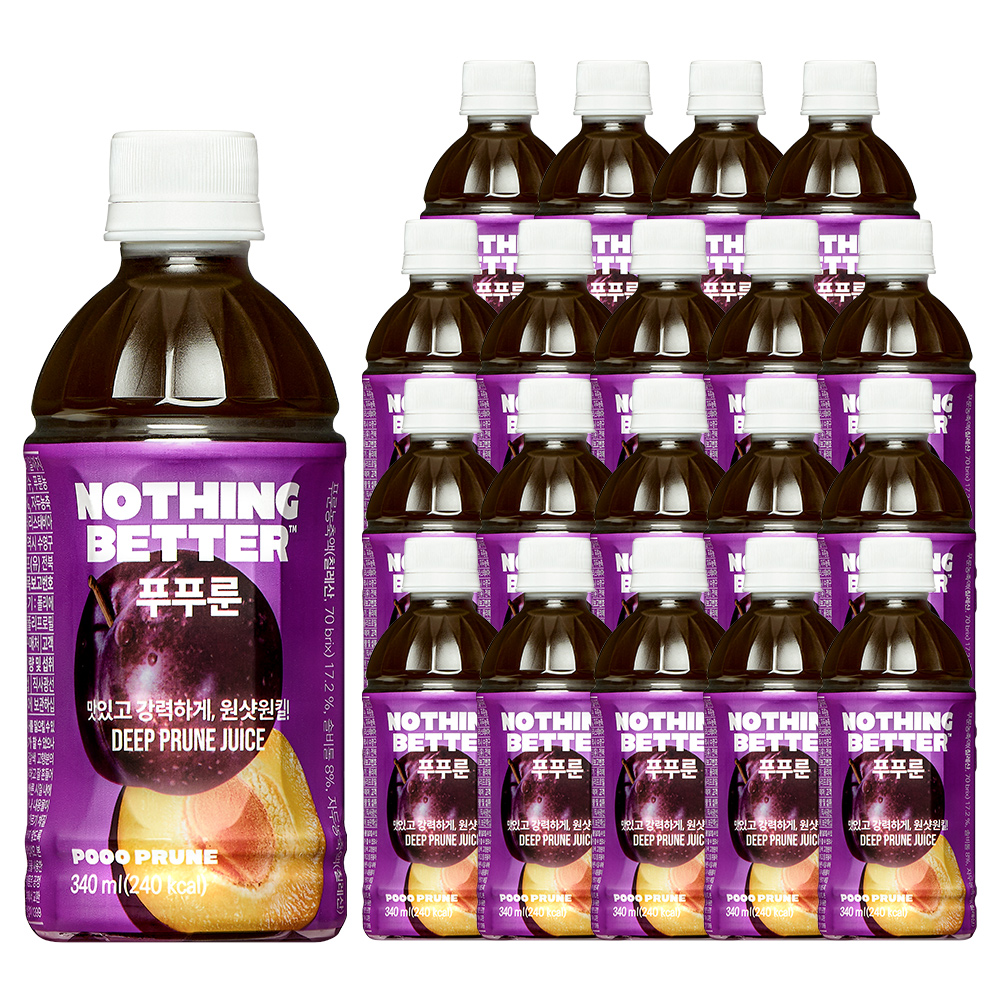 낫띵베럴 푸푸룬 푸룬주스, 340ml, 20개 53,900원