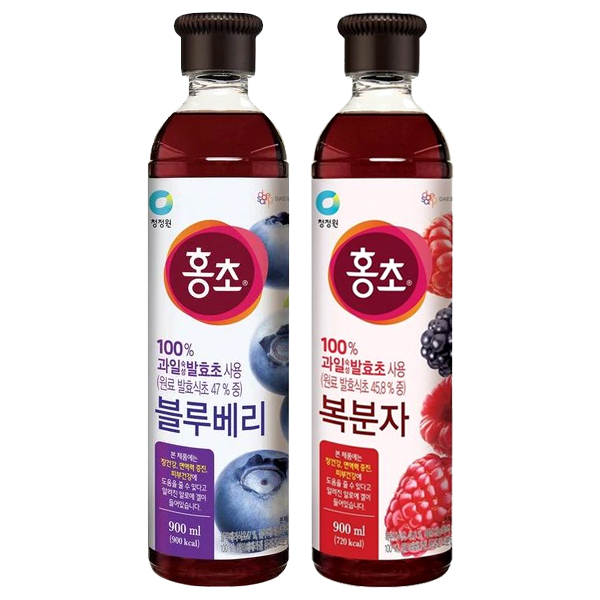 청정원 홍초 900ml 블루베리 1개 + 복분자 1개, 1개, 900ml 11,320원