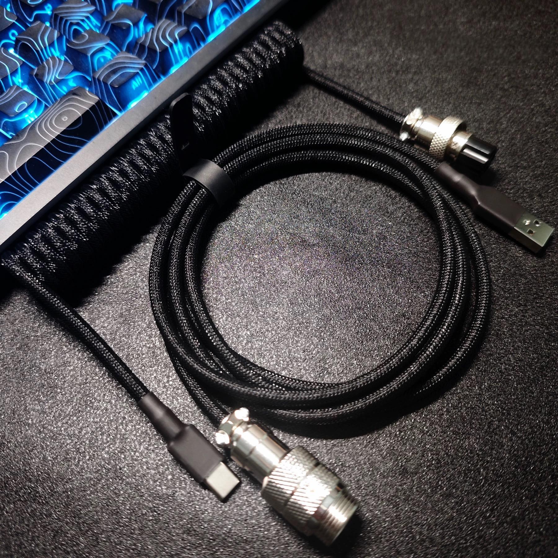 ZOZOFO 기계식 키보드 항공 케이블 USB to C타입 고속 충전 데이터 케이블 11,940원