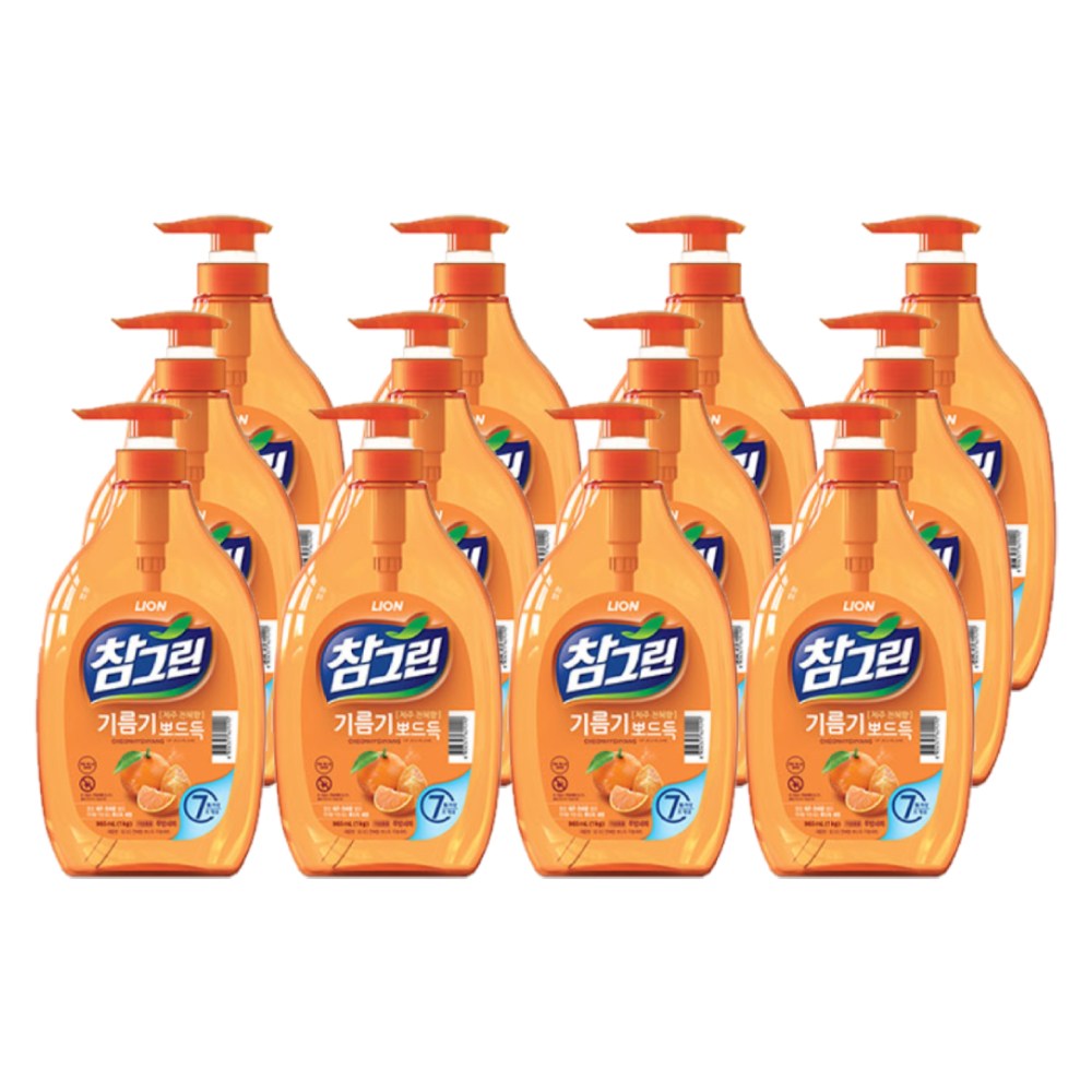 라이온 참그린 천혜향 기름기 뽀도독 주방세제 용기 49,190원
