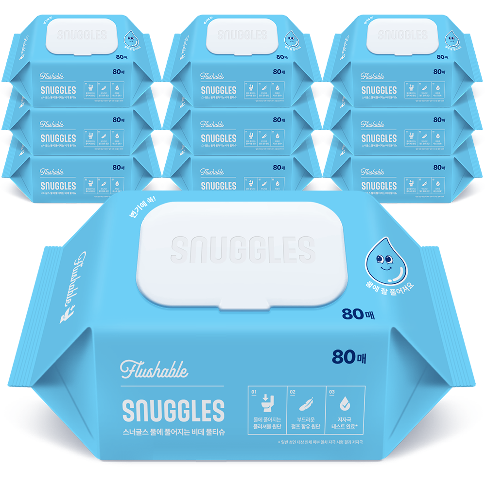 스너글스 물에 풀어지는 비데티슈 피부 저자극 인증 13,990원