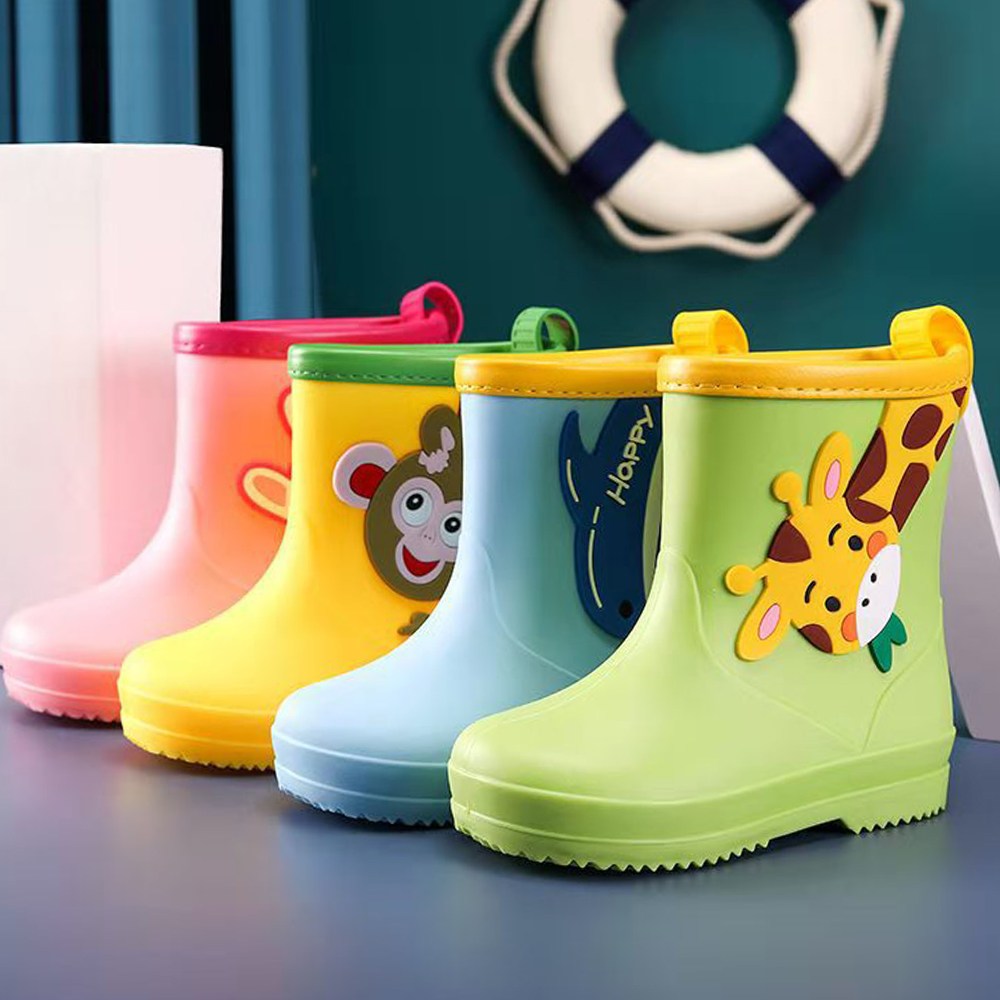 바이시유 신상 유아 아동 키즈 아동장화 장마철 레인부츠 장화 크래커 12,900원