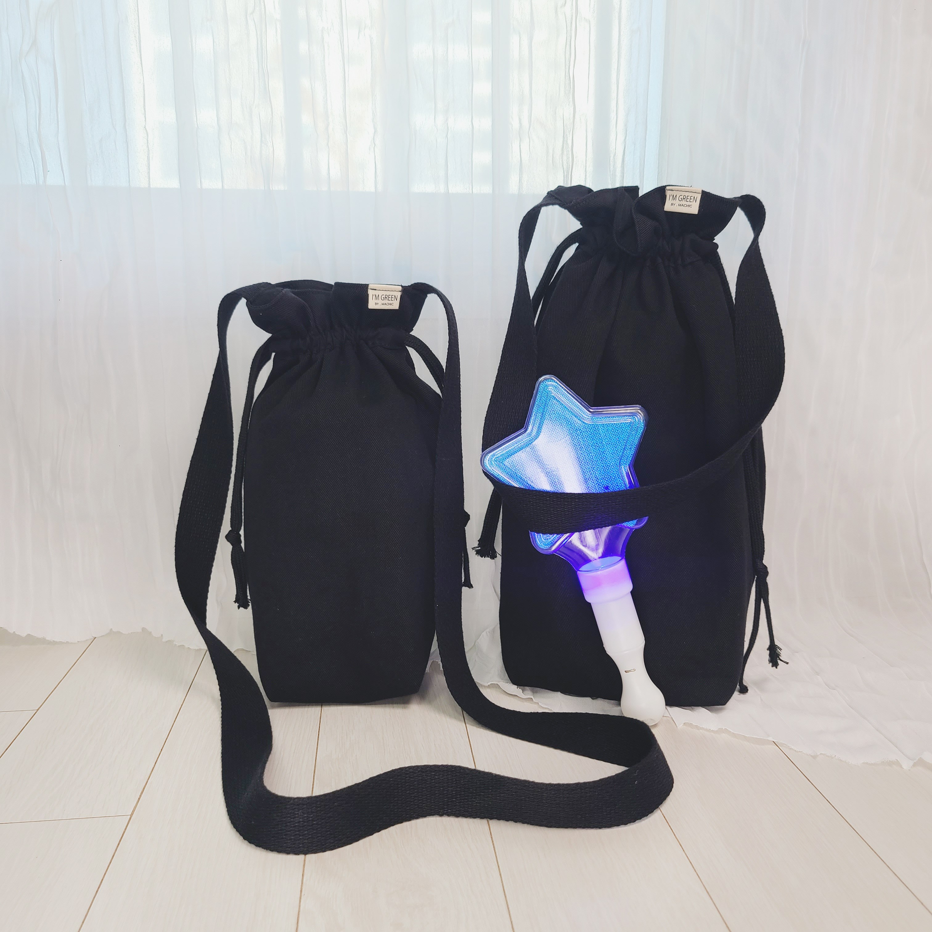 고급수제 응원봉파우치 응원봉가방 물통파우치 텀블러백 끈파우치 콘서트준비물 콘서트가방 17,900원