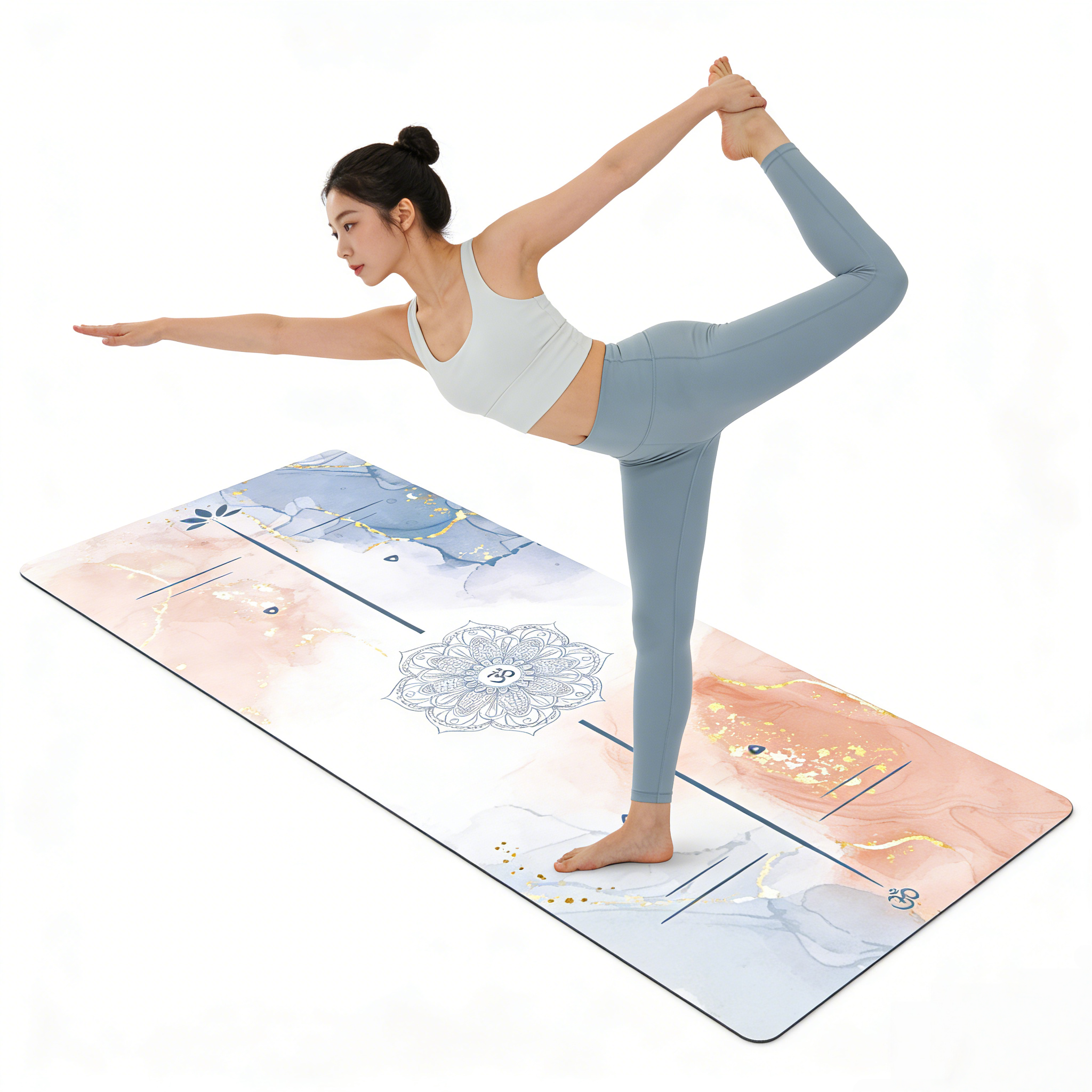 프리미엄 천연고무 요가매트 초슬림 접이식 운동매트 홈트 1.5mm, 1개, 블루오렌지 35,800원