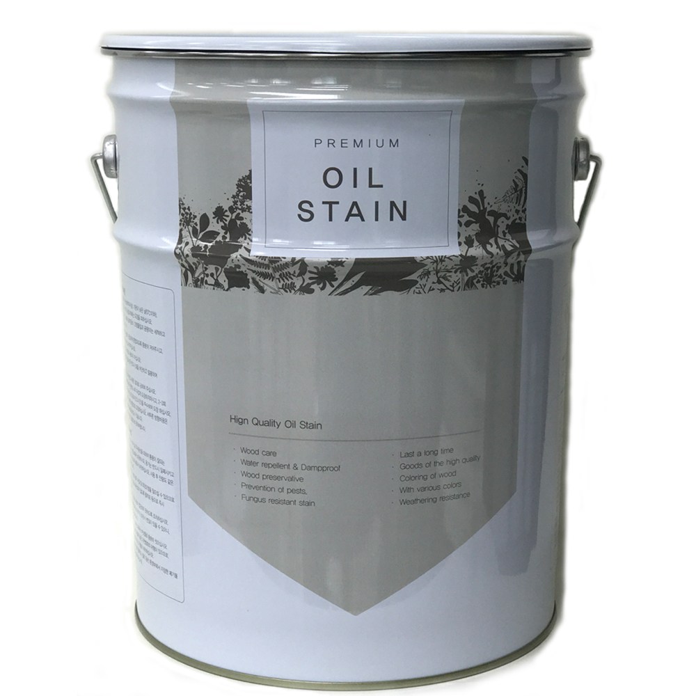 [마이칼라페인트] THE FAMILY 7 프리미엄 오일스테인 20L 방부목 데크오일 우드스테인 73,900원