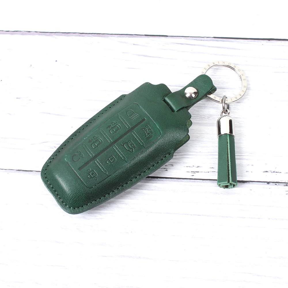 헤링본 자동차키케이스 스마트키케이스 차키케이스 가죽키케이스 키링 키홀더 차키 가죽키링 그랜저 아반떼 제네시스 싼타페 펠리세이드 쏘렌토 K7 K9 K5 투싼 현대 기아 쉐보레, 버건디 31,000원