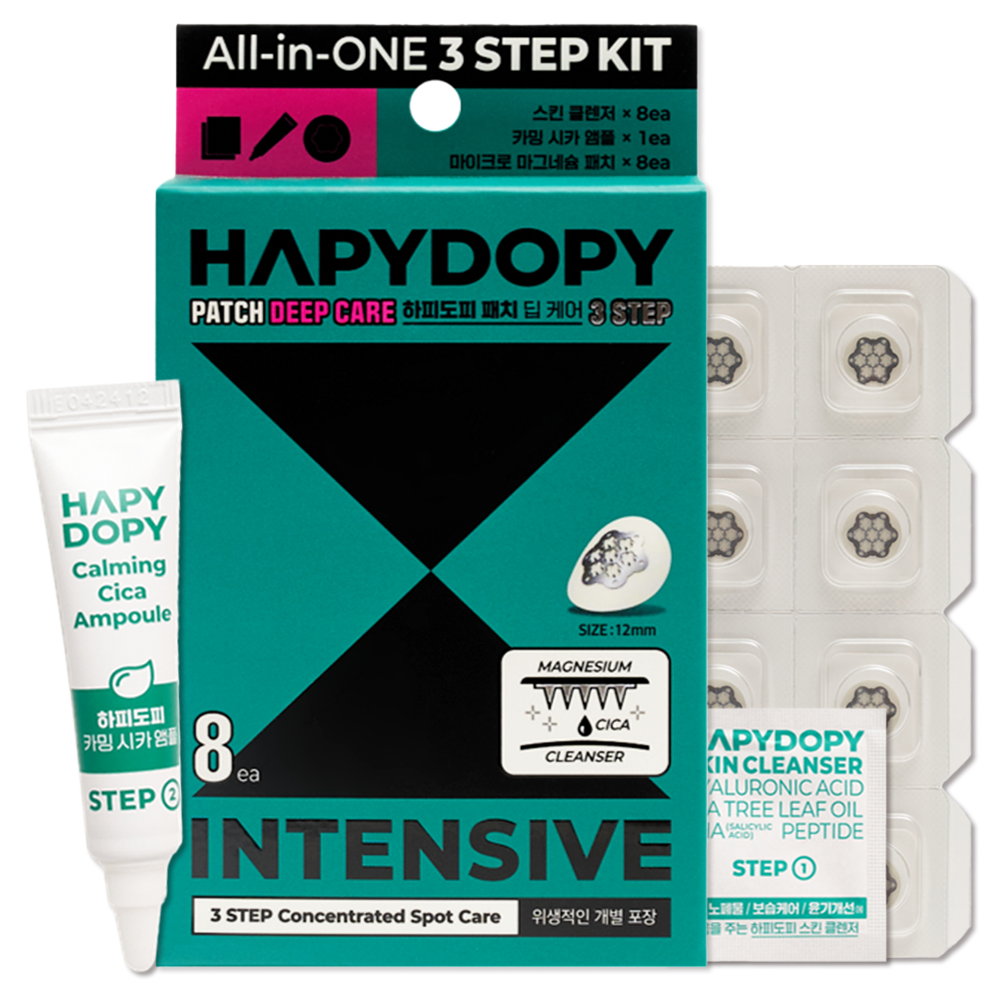 하피도피 트러블 패치 딥케어 마이크로 마그네슘 니들패치 피부진정 BHA 함유, 8개입, 1개 14,900원