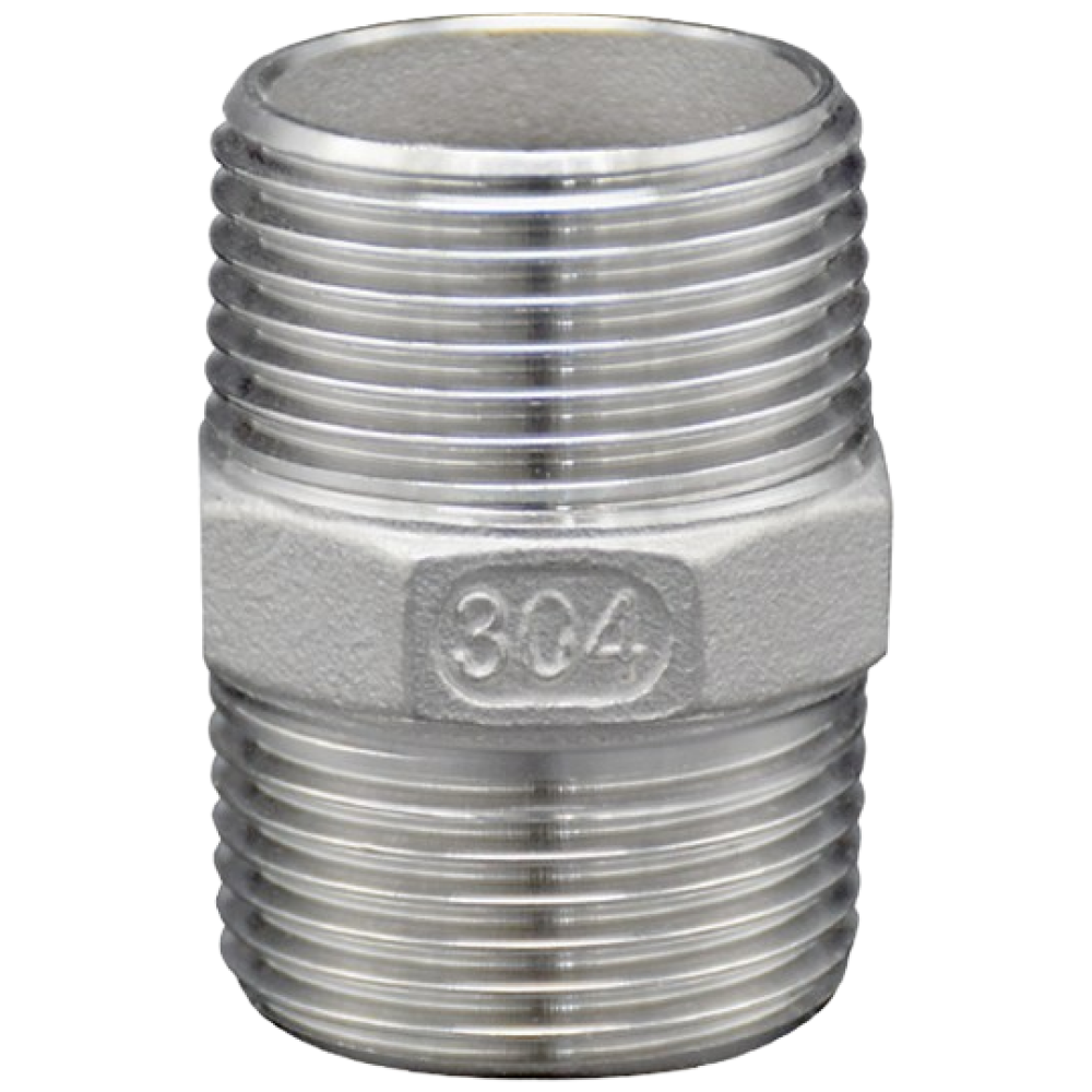 스텐 나사 헥사 니플 6A-100A,주물 육각니플,닛블,배관 자재,수도배관 부속,연결부품,SUS304, 1개 5,000원