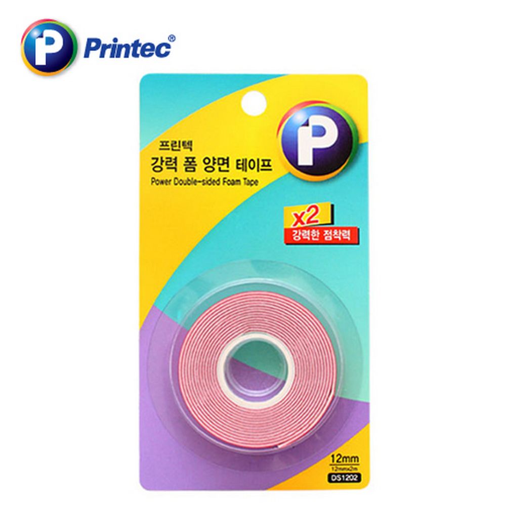 강력폼양면테이프 리필 DS1202 12mm x 2m 프린텍_ 20272523EA 5,470원