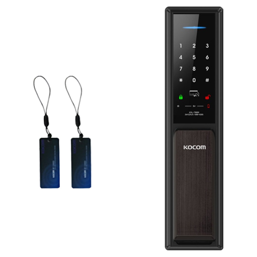 코콤 신형 무타공 현관문 번호키 카드키 디지털 도어락, KDL-TS7000, 고객직접설치 105,000원