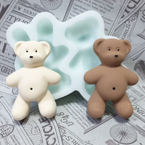 몰드몰 수제몰드 - 미니 곰뚱이 ( 2구 2D ) 12,000원