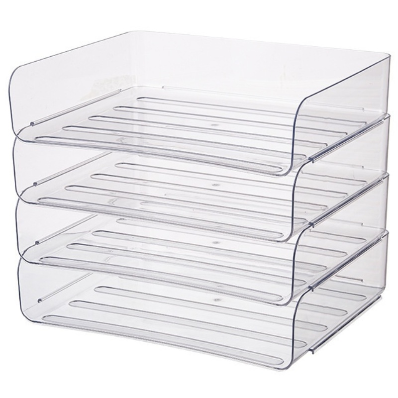 라라하우스 오픈 모듈 A4 문서 서류 정리 트레이 정리함, 4단, 투명 26,980원