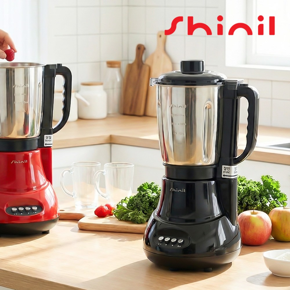 신일 대용량 초강력 파워믹서기 4.5L 얼음가는 믹서기, SMX_KB400STDW 레드 149,000원