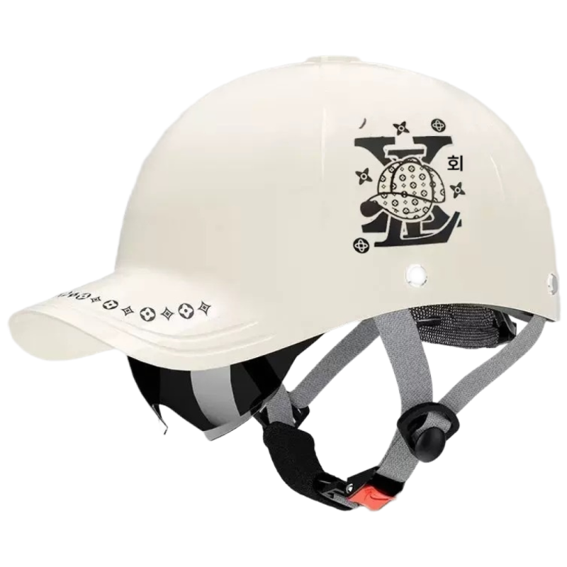 ANYOU 전기 오토바이 캡 모자 남녀공용 자외선 차단 통기 안전모 22,980원