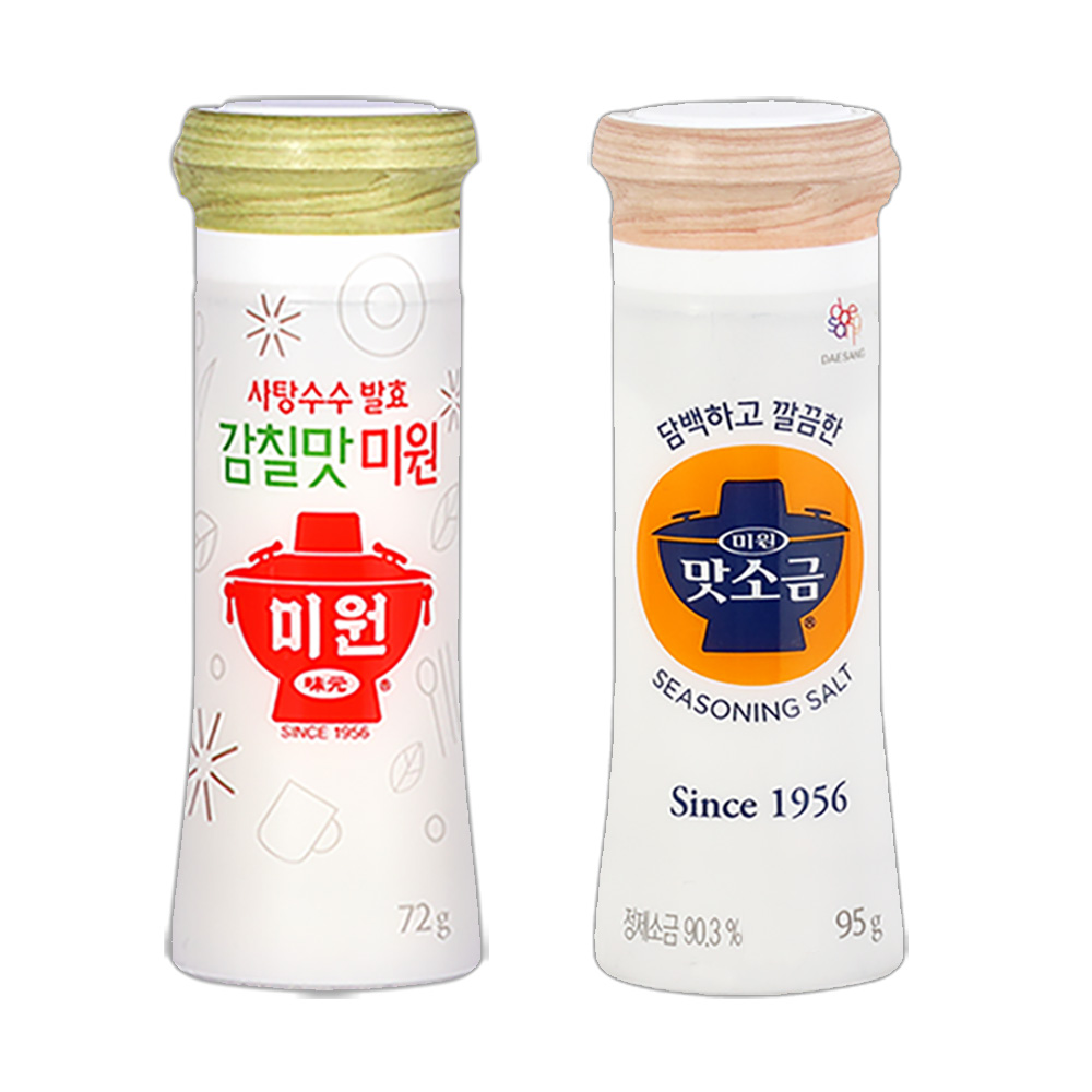 청정원 맛소금 95g(용기형) + 감칠맛미원 72g(용기형) 세트 23,860원