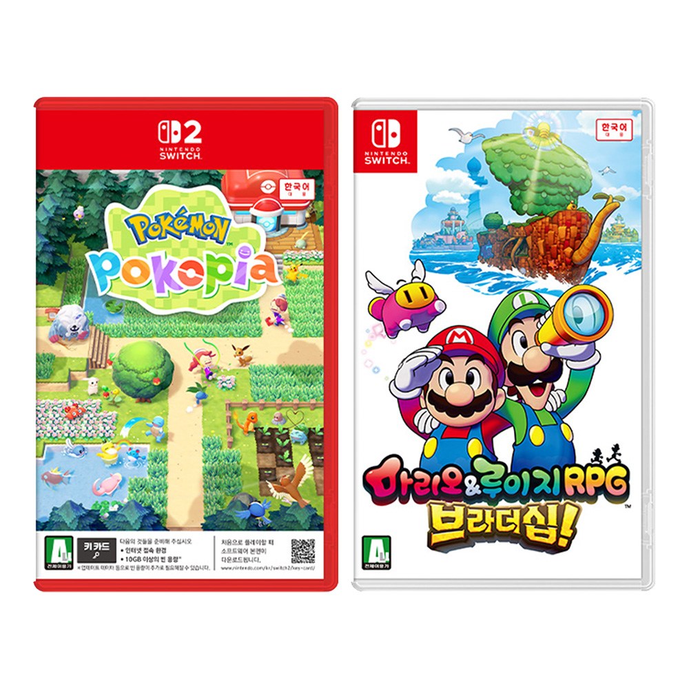 [예약판매] 닌텐도 스위치2 포켓몬 포코피아 (키카드)한글판+스위치 게임타이틀 4월 23일 출발 142,800원