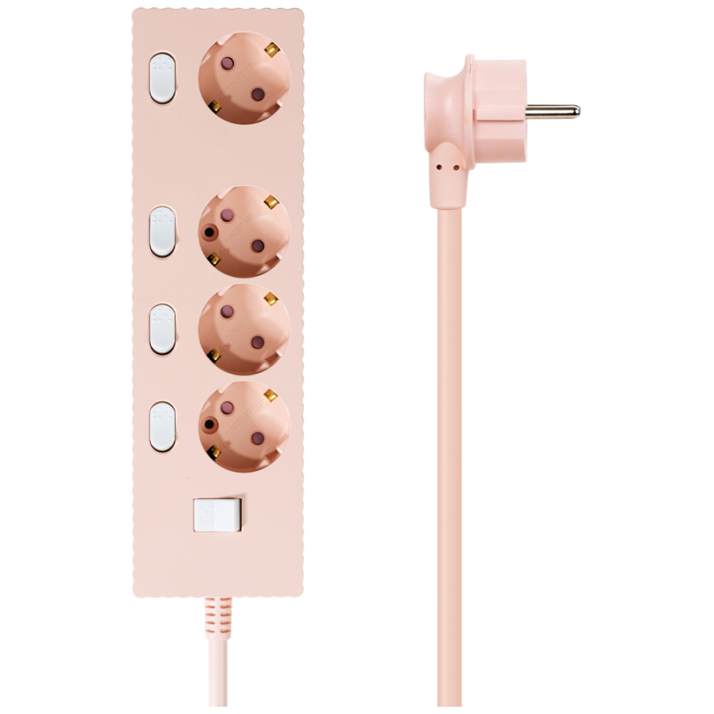 파워존 4000W 고용량 웨이브 개별스위치 과부하차단 4구 멀티탭 콘센트 50cm 1.5m 3m 5m 7m 16,590원