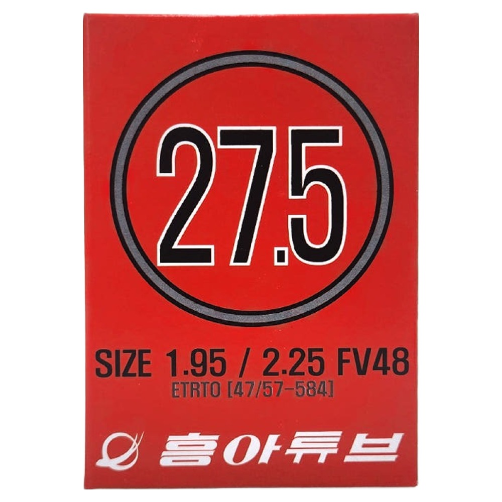흥아타이어 프레스타 자전거 튜브 27.5 X 1.95/2.25 FV48 5,160원
