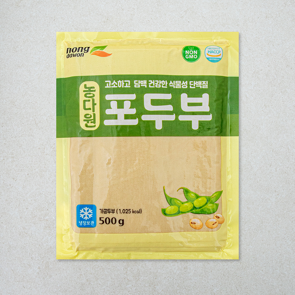 [로켓프레시] 농다원 포두부, 1개, 500g 9,500원