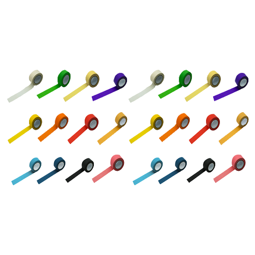 만들하비 컬러 종이 마스킹 테이프 1.5cm x 13m 12종 세트, 혼합색상, 2세트 23,800원