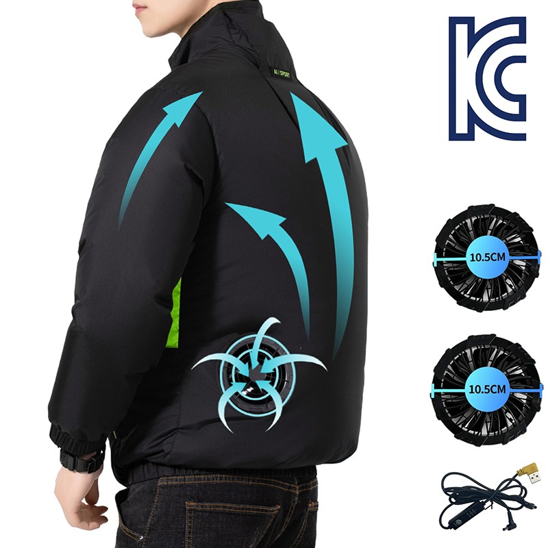 [KC인증] 선풍기 옷  에어컨 자켓 근무복 시원한 아이스 선풍기옷 KTF-11 39,900원