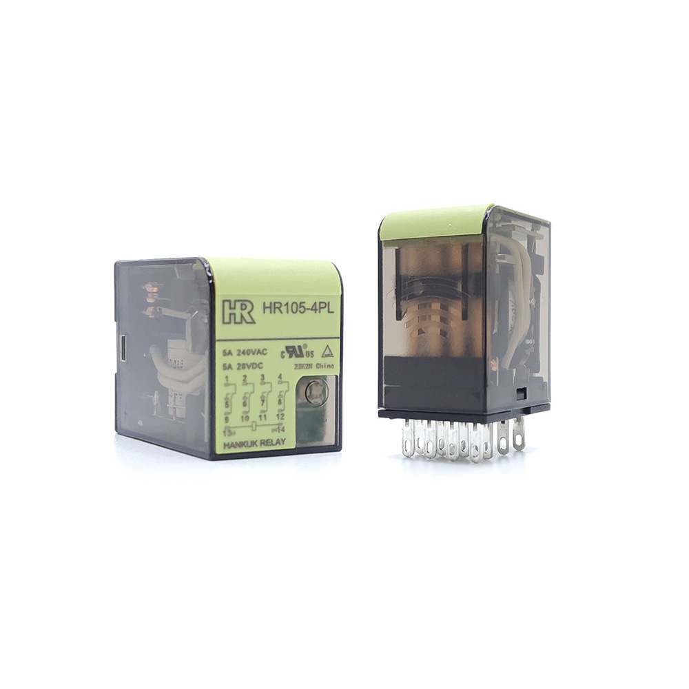 한국리레이 MY4 14핀 릴레이 4극 범용 파워 미니 relay (LED유), 1개 2,900원
