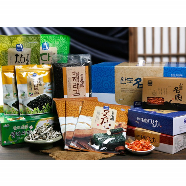 특선선물세트 청정해역 완도산 멸치 새우 김 혼합구성 설명절 건어물세트 부모님 시댁 명절선물, 1세트 128,100원