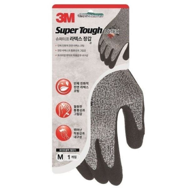 3M 안전장갑 라텍스 MS100 방수/방유 알러지프리 프리미엄 다목적장갑 5,700원