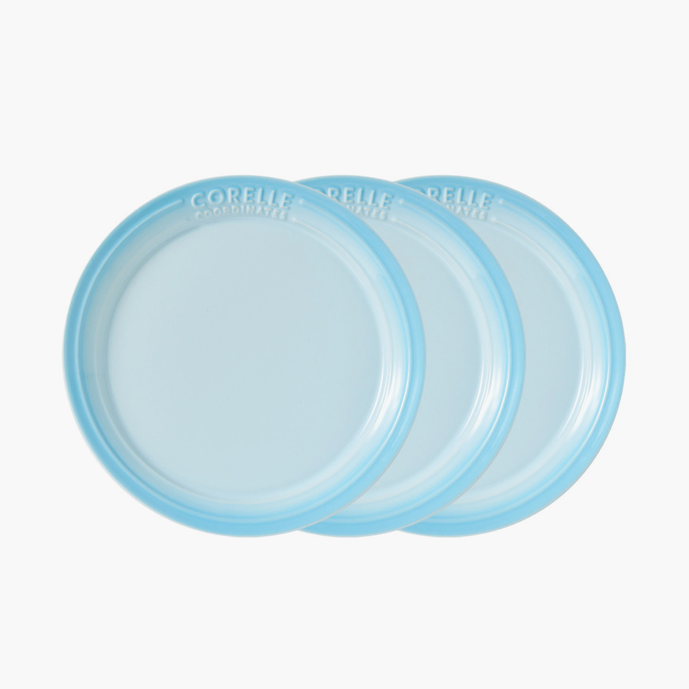 코렐코디네이츠 브리즈스톤 원형 접시(대) 3P 세트, 블루, 1개 49,800원