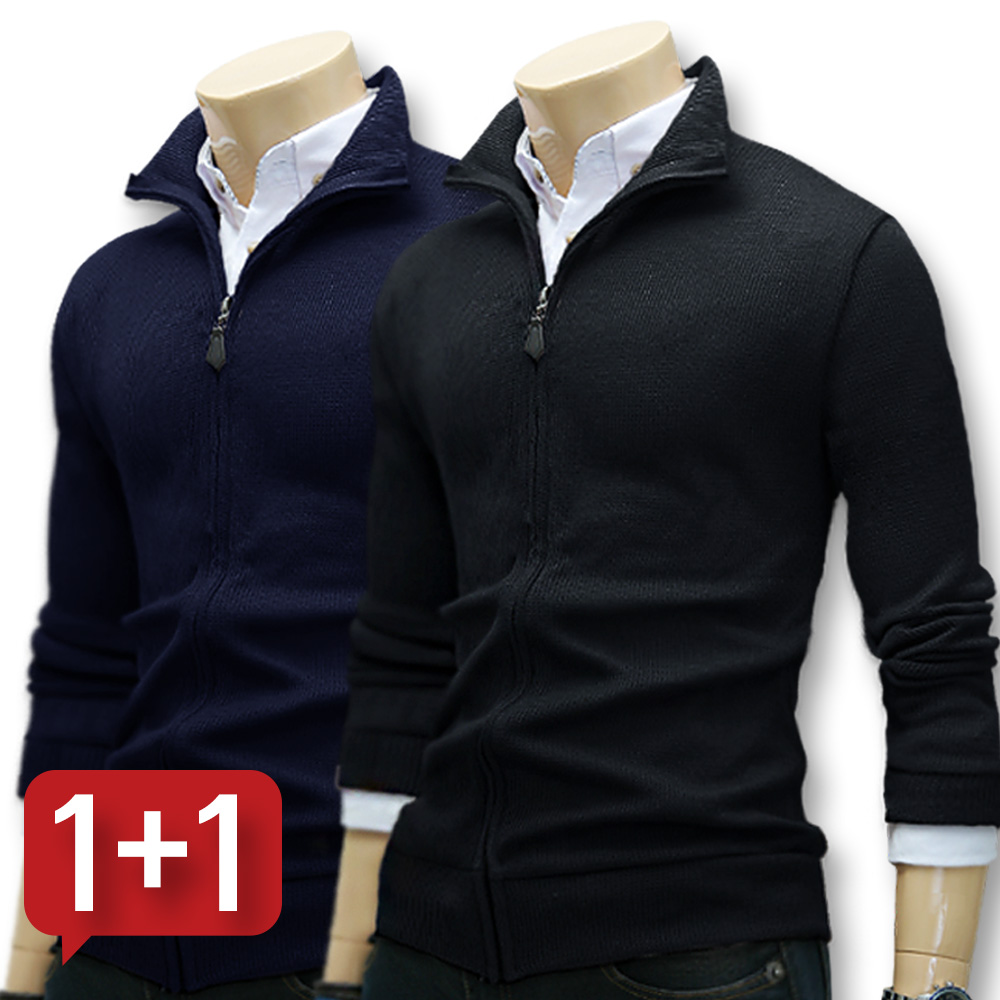 블루포스 프란츠 집업 가디건 1+1세트 [2장 묶음] 니트 [국내생산] 53,400원