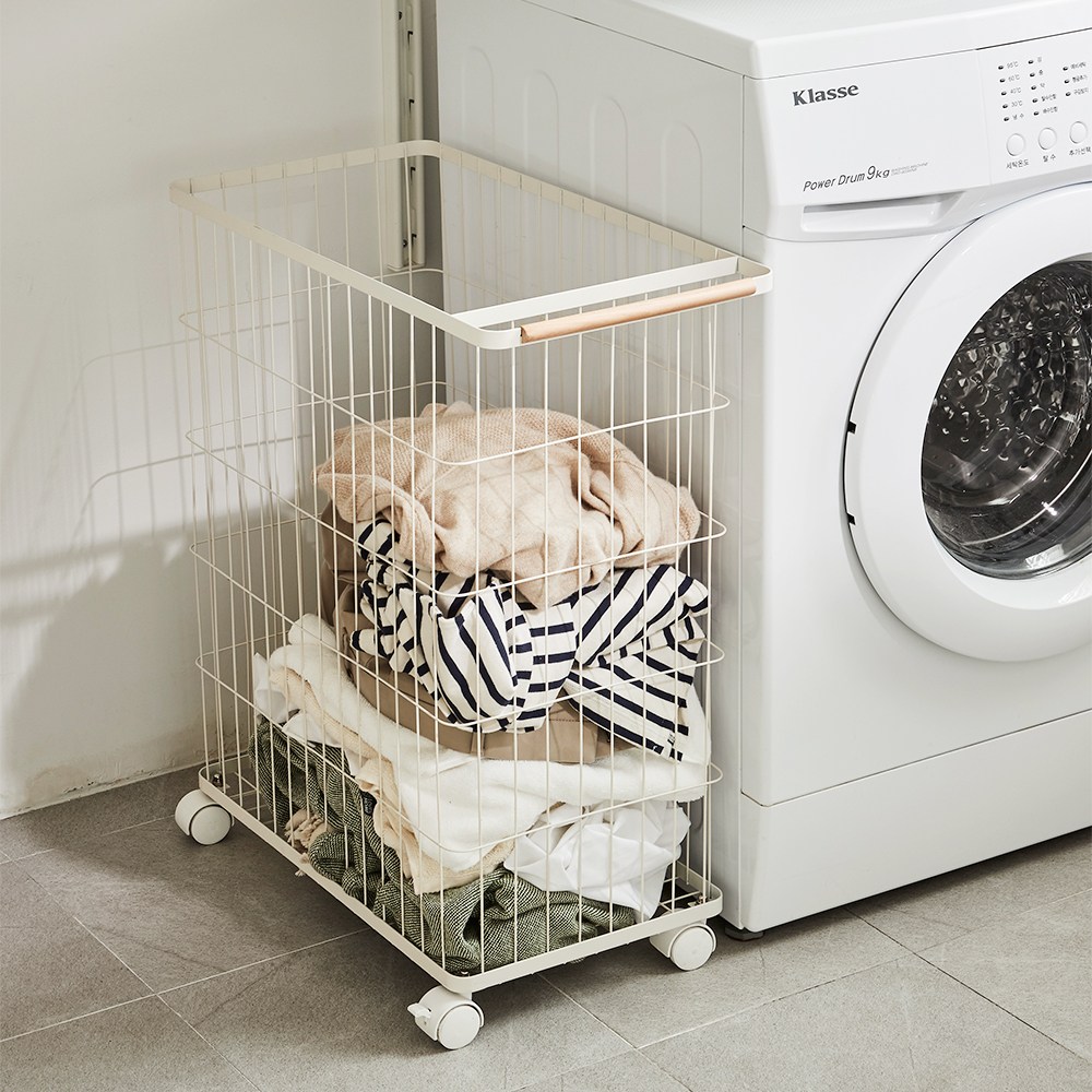 한샘 컴포트 와이어 햄퍼 빨래바구니 1단 46,900원