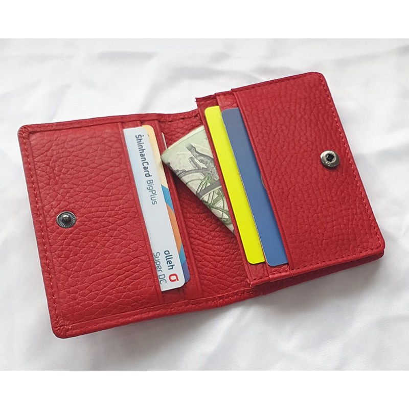 소가죽 카드 미니 지갑 심플한 여자 남자 여성 명함 18,900원