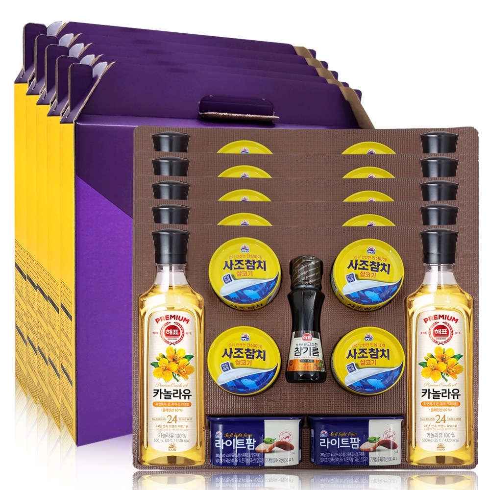 사조 안심특선 C-30호 선물세트, 5개 111,280원