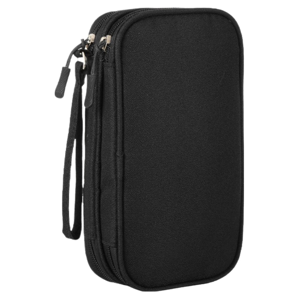 KODACHIEF 보조배터리 멀티 수납 전자기기 심플 핸드폰 울트라 휴대용 이어폰 케이스 라지 더블 21 x 12.5 x 6.5 cm 12,200원