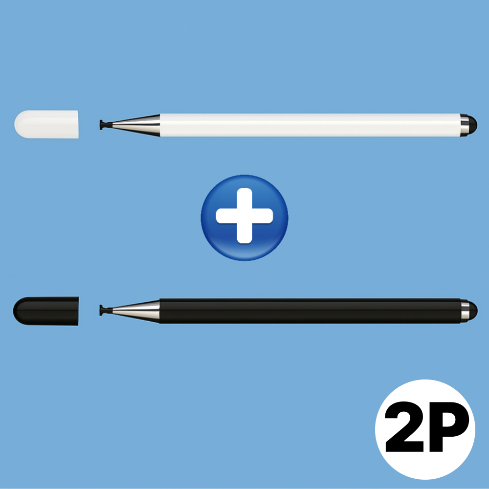오세이 초미세 터치펜 탭 스마트폰 2in1 블랙+화이트 2개 세트, 1세트 8,900원