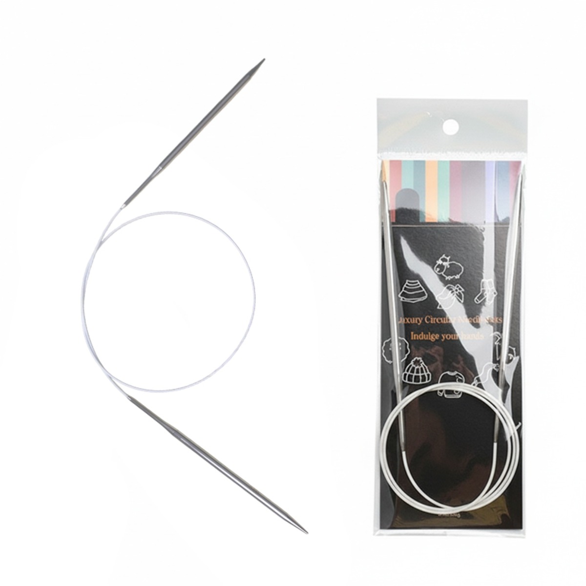 네일룸 스텐 줄바늘 80cm 뜨개질 대바늘, 1개 6,300원