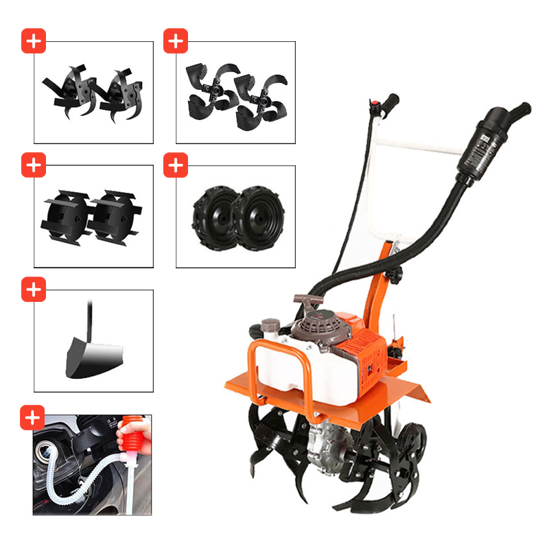 [ZAMOS] 강력한 고성능 관리기 농기계 로터리 엔진 나무 텃밭 로타리 곡물 농사 농장, 1개 400,830원