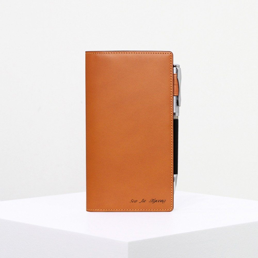 [2026년 속지증정] 마뜨 이태리 소가죽 세미 베지터블 CEO수첩 미니 다이어리 카멜브라운 D10273 100,000원