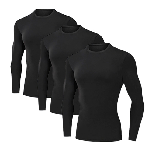 SUB22 남성용 긴팔 무지 이너웨어 냉감 기능성티 상의 3장 세트 16,300원