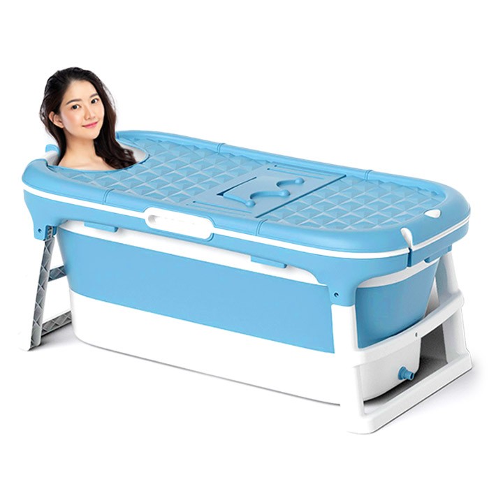 121cm 131cm  접이식욕조 이동식욕조 반신욕 간이욕조 블루 베란다욕조 폴딩욕조 대형욕조 88,560원