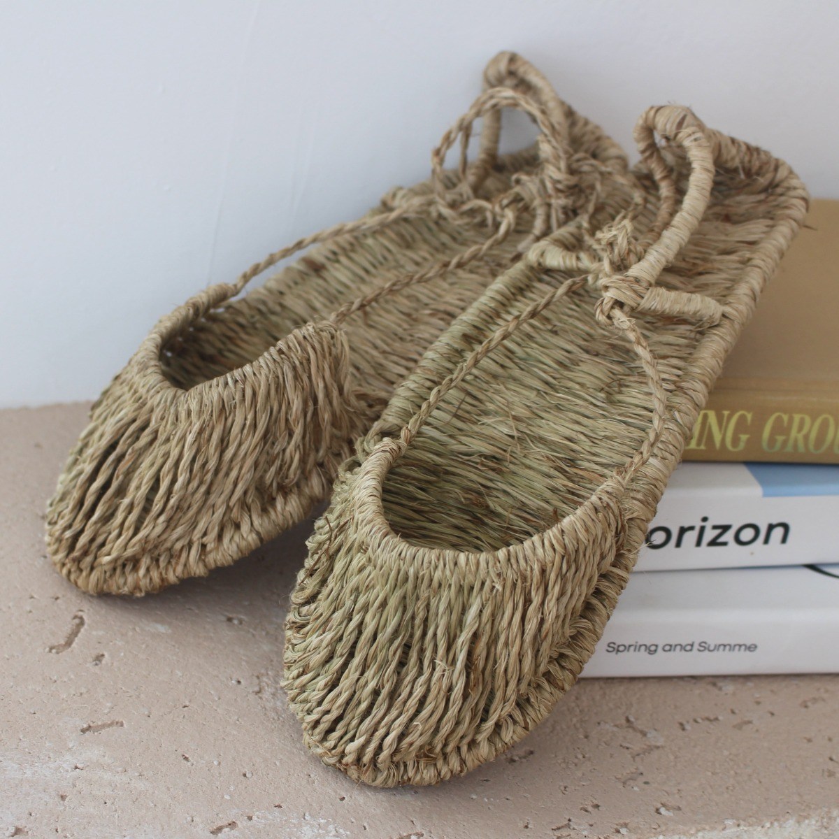 [왓위셀] 짚신 한켤레 미투리 민속 전통공예소품, 브라운 16,900원