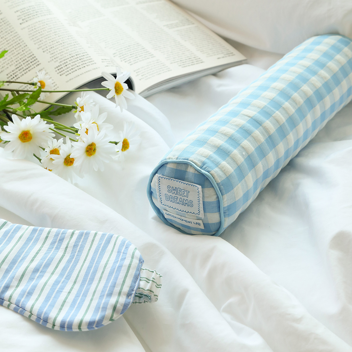 그린모먼트랩 스윗드림 메밀 경추베개, 블루, 1개 19,800원