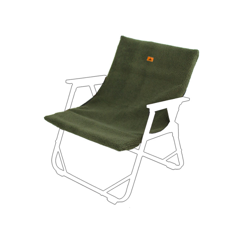 KOOLMAN(쿨맨) 이지폴딩 로우체어 전용 플리스 워머 커버 (수납파우치포함), 이지폴딩용 플리스 커버(DK-23)-올리브그린, 1개 13,500원
