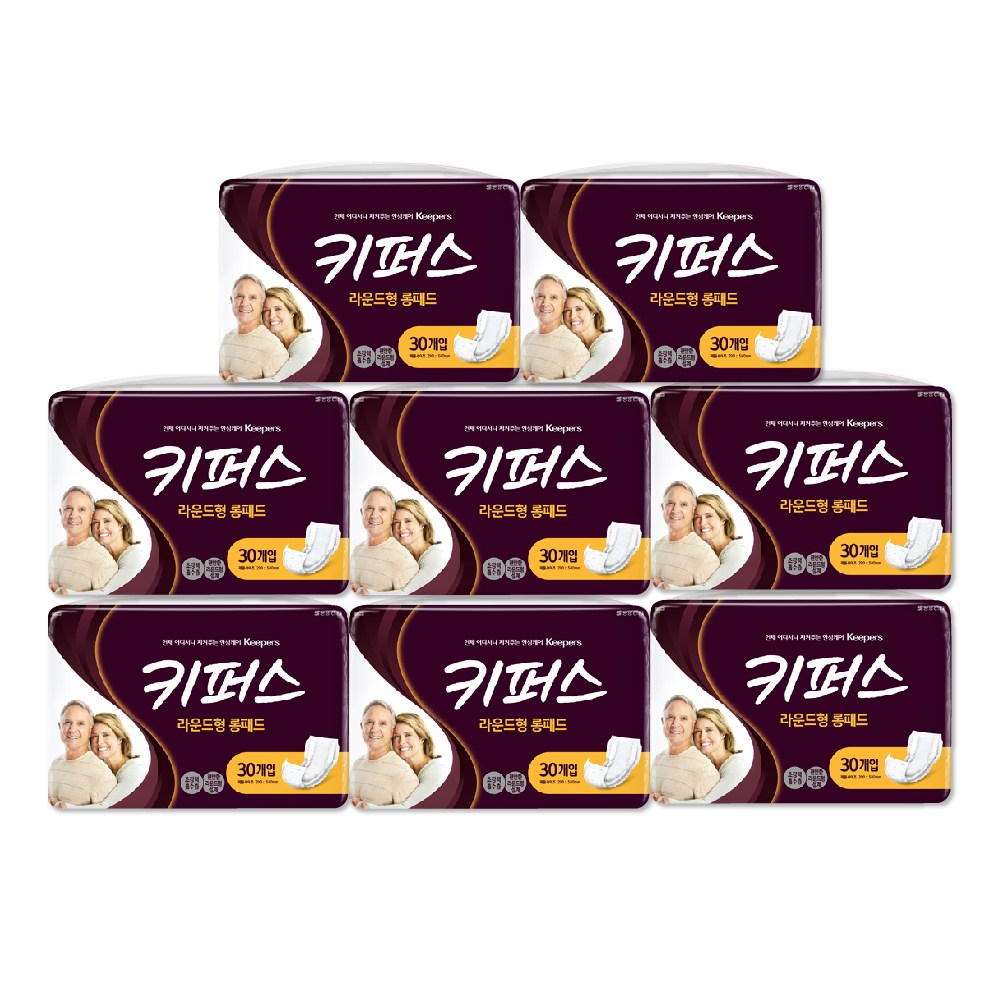 키퍼스 라운드형 롱패드 1box (580X290mm) +바디로션드림 49,600원