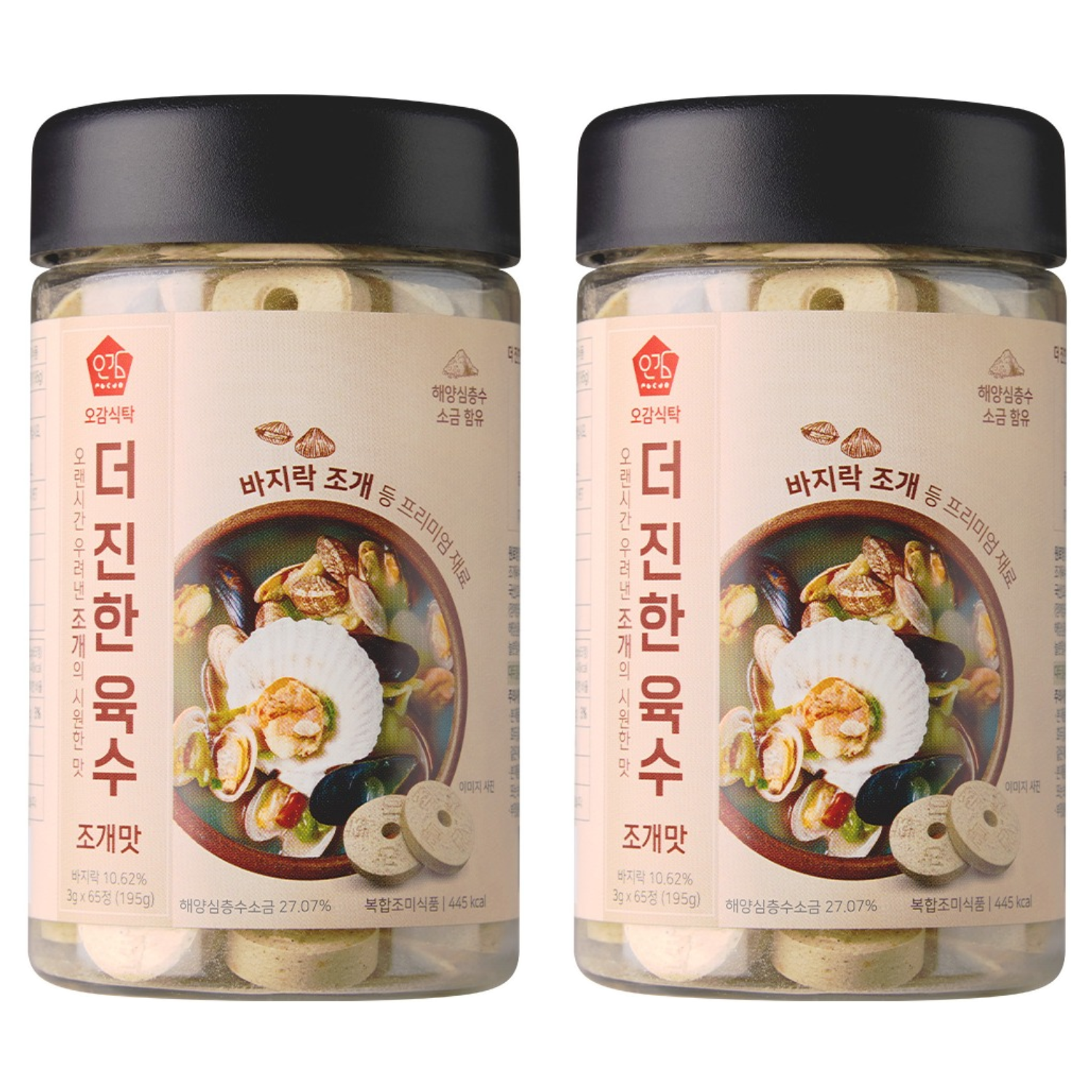 오감식탁 더 진한 육수 조개맛 토큰형 65정, 195g, 2개 30,440원