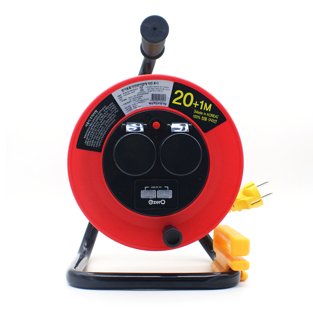 펄스일렉트로닉스 이제로 컴팩트 2구+USB2포트 방우형 전기릴선 가이드포함 47,000원