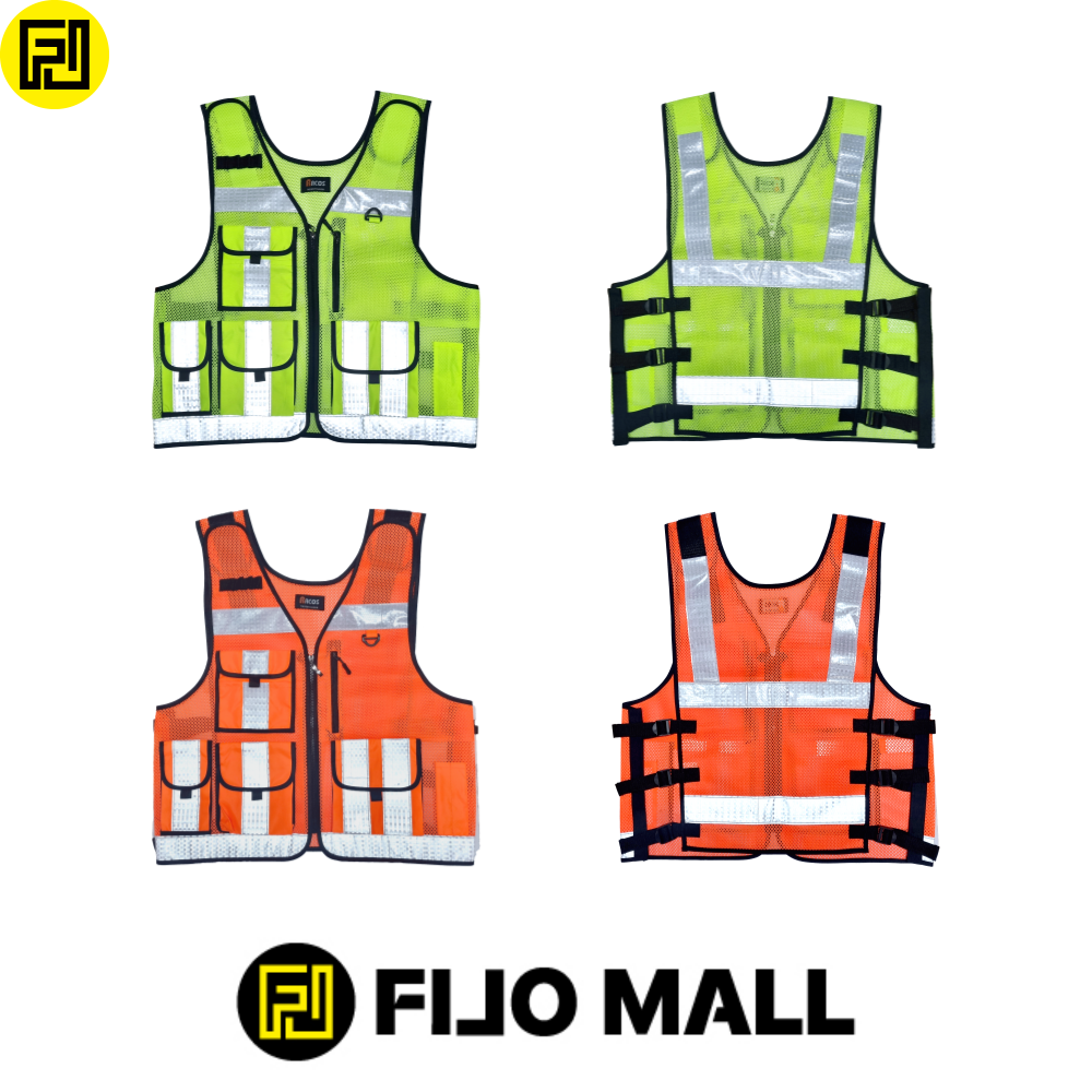 삼성라코스 경찰형 고급 반사띠 조끼 프리사이즈 RC-810 RC-811 형광 주황 27,500원