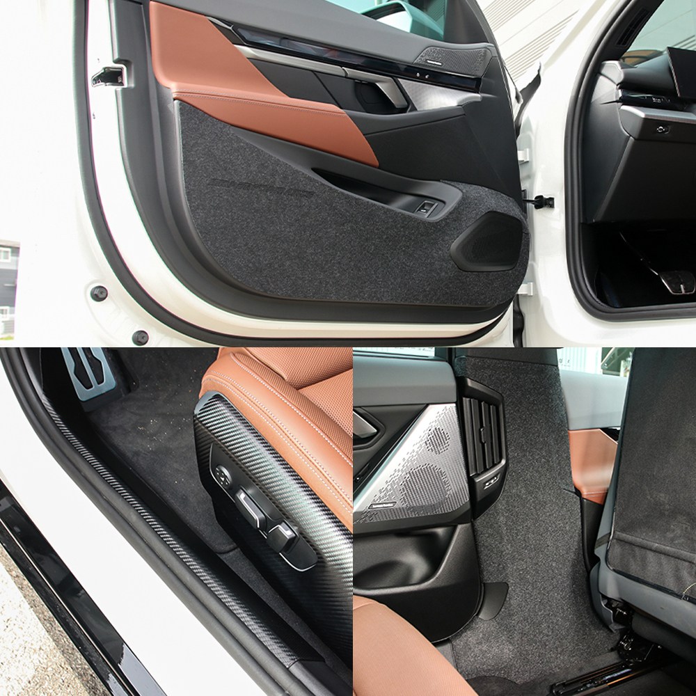 콘보이 BMW 5시리즈 G60/ i5 G60 (2023~)튜닝 도어커버 펠트 카본 차량실내 스크래치방지커버 몰딩 BMW eDrive40 10원