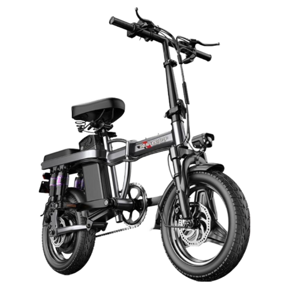 붐고 접이식 전기자전거 접이식자전거 자전거 출퇴근 고출력 미니벨로 48V 전동, 기본형 x 8단 충격 흡수, 스틸 408,900원